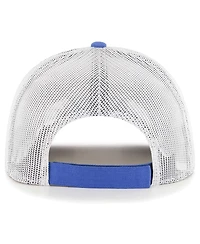 Youth Boys and Girls '47 Brand Royal, White Los Angeles Rams Scramble Adjustable Trucker Hat