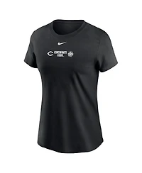 Women's Nike Black Cincinnati Reds Over Shoulder T-shirt