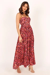 Petal and Pup Women's Achanti Pleated Maxi Dress