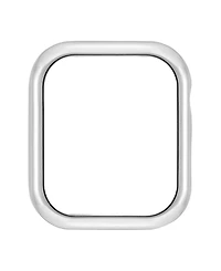 Anne Klein Women's Polished Silver-Tone Alloy Metal Protective Case designed for Apple Watch 41mm
