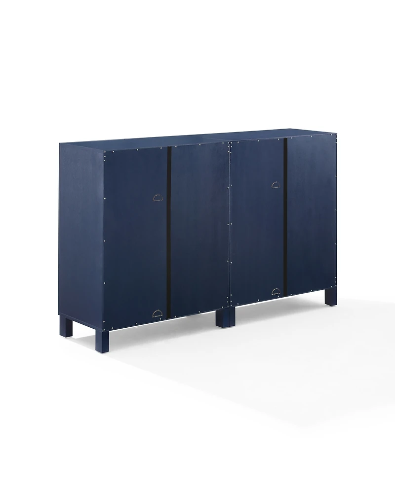 Crosley Furniture Cassai Piece Medium-Density Fiberboard (Mdf) Media Sideboard Cabinet Set