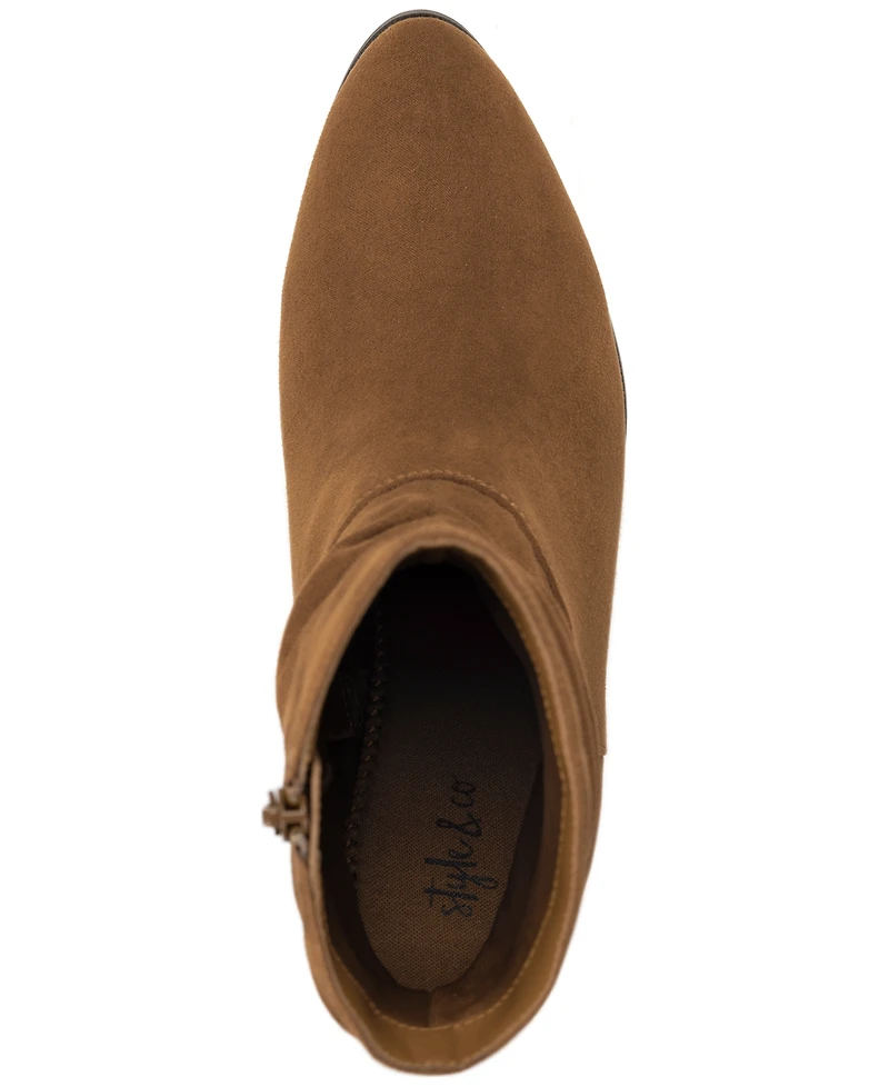 Style & Co Piviee Slouch Booties, Created for Macy's