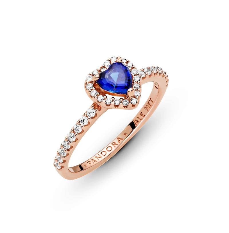 Pandora Cubic Zirconia Timeless Sparkling Elevated Heart Ring