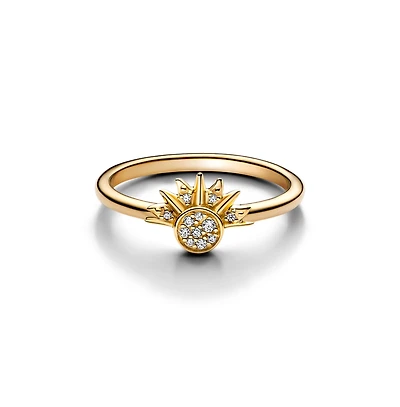Pandora Cubic Zirconia Moments Celestial Sparkling Sun Ring