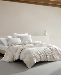Closeout! Marimekko Lokki Cotton 3 Piece Duvet Cover Set, King