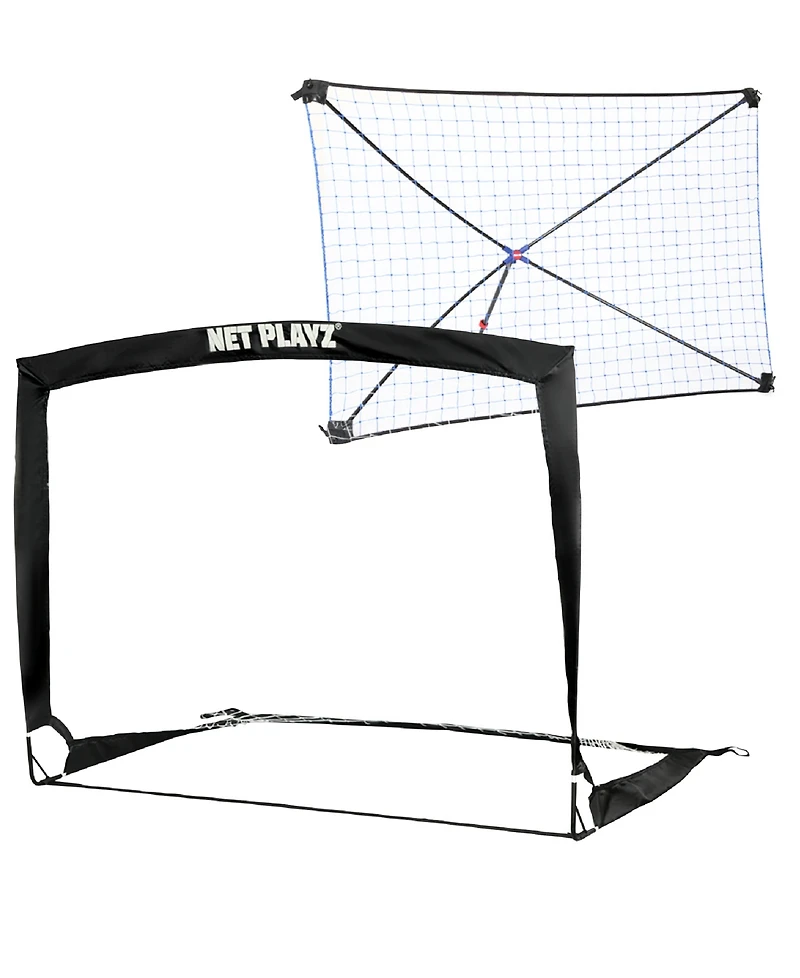 Net Playz Backyard Soccer Goal, Rebound Net for Backyard, Football Soccer Gifts for Kids Children Teens