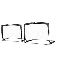 Net Playz Backyard Soccer Goal, Kids Pop-up Backyard Soccer Goals Set of 2