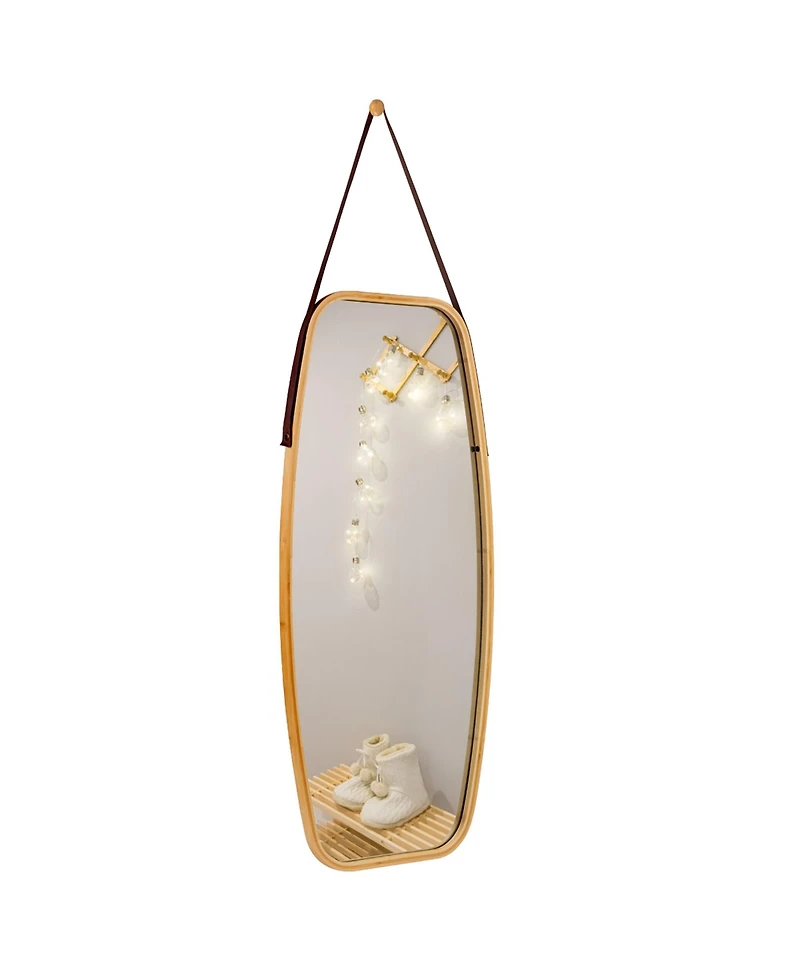 39'' Modern Rectangle Wall Hanging Framed Mirror