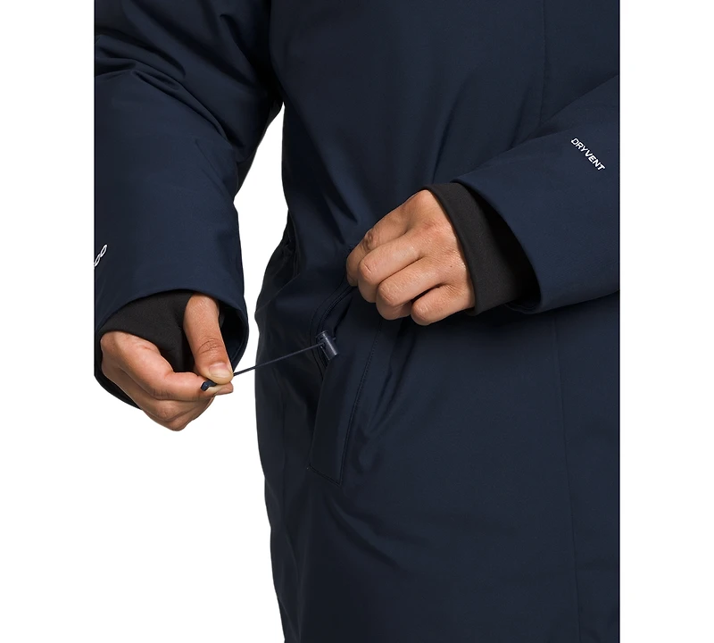 The North Face Plus Arctic Faux-Fur-Trim Hooded Coat