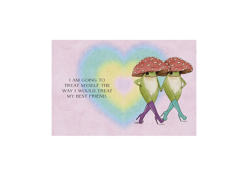 The Little Frog's Guide to Self-Care- Affirmations, Self-Love and Life Lessons According to the Internet's Beloved Mushroom Frog by Maybell Eequay