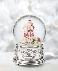 Reed & Barton Winter Traditions Santa Musical Snow Globe