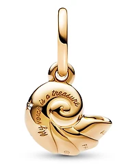 Pandora Cubic Zirconia Disney the Little Mermaid Enchanted Shell Dangle Charm