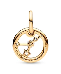 Pandora 14k Gold-Plated Zodiac Dangle Charm