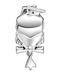 Pandora Crystals Wise Owl Graduation Charm