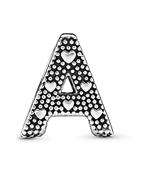 Pandora Sterling Silver Script Alphabet Dangle Charm