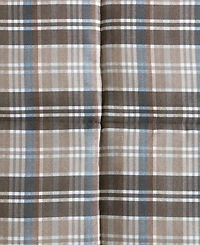 Closeout! Eddie Bauer Rugged Plaid Micro Suede Reversible 3 Piece Duvet Cover Set, King