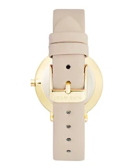 Nine West Women's Quartz Tan Faux Leather Band Watch
