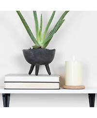 Boho Terracotta Footed Planter