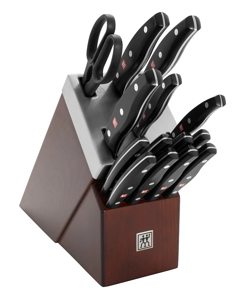 Zwilling Twin Signature 15-Piece Self-Sharpening Knife Block Set
