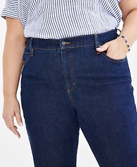 Style & Co Plus High-Rise Straight-Leg Jeans