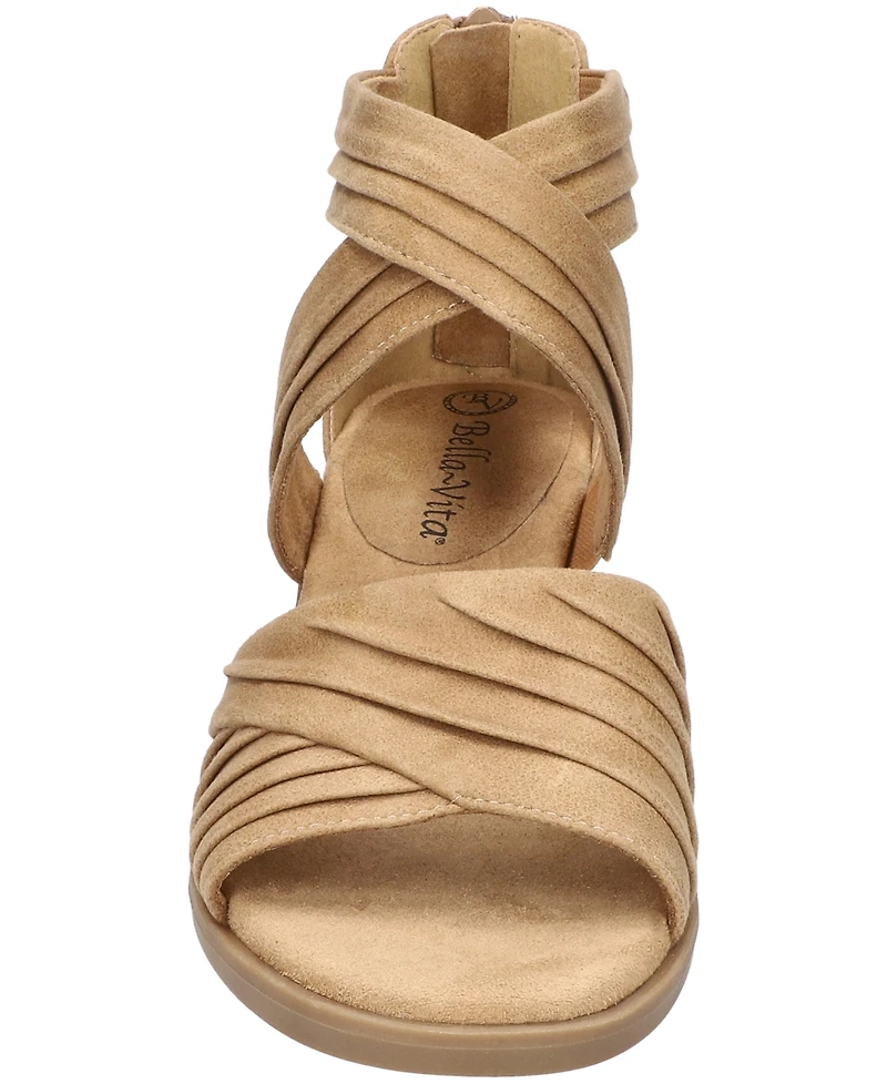 Bella Vita Women's Quinnell Block Heel Sandals