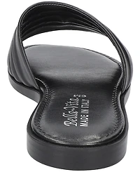 Bella Vita Women's Italy Rya-Italy Flat Slide Sandals