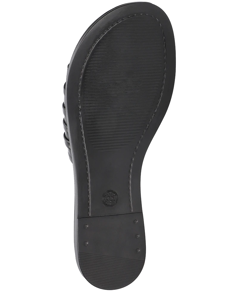 Bella Vita Women's Italy Rya-Italy Flat Slide Sandals