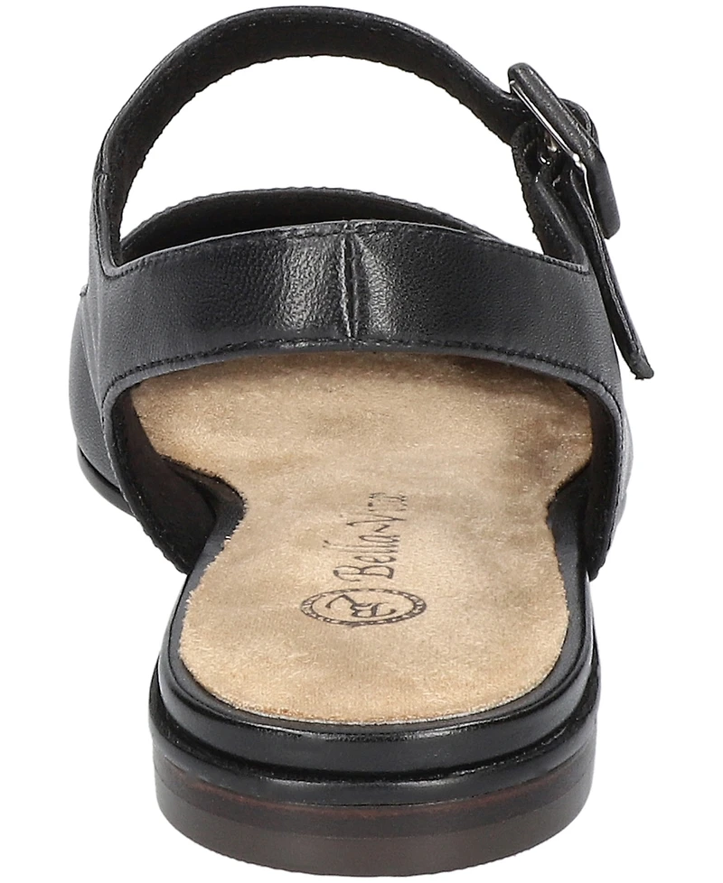 Bella Vita Women's Andie Mary Jane Flats