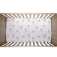 Bedtime Originals Disney Baby The Little Mermaid White Fitted Crib Sheet - Ariel