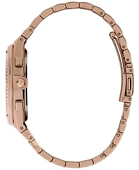 Olivia Burton Women's Hexa Multifunction Carnation Gold-Tone Stainless Steel Bracelet Watch 38mm