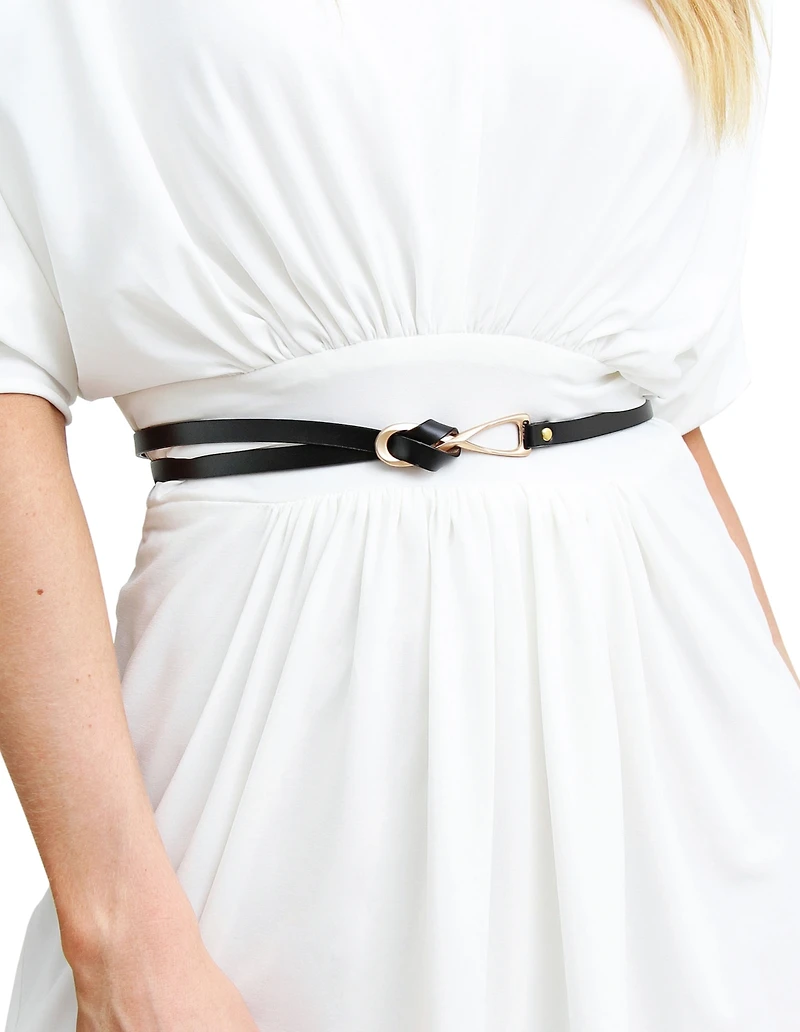 Belle & Bloom London Mood Leather Tie Belt