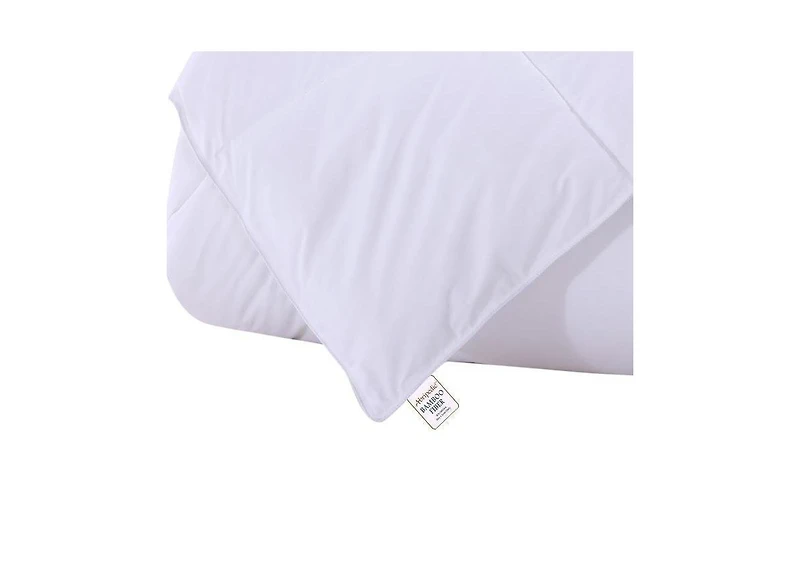 Viscose From Bamboo Filled Blanket 300 Thread Count 100% Cotton Sateen White Shell, Full/Queen