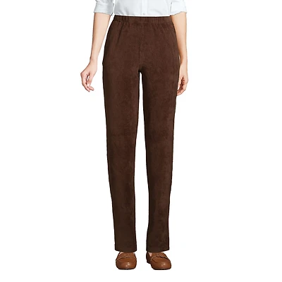 Lands' End Women's Tall Sport Knit High Rise Corduroy Pants