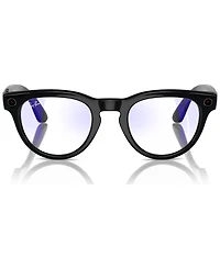 Ray-Ban Unisex Ai Meta Gen1 Headliner Blue Light Glasses, RW4009