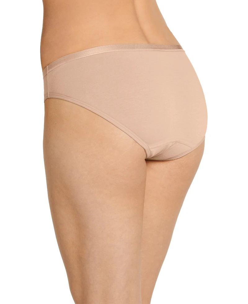Jockey Women's Worry Free Moderate Absorbency Bikini Underwear 2589