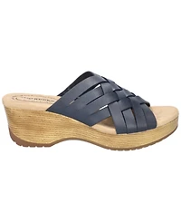 Easy Street Women's Rosanna Slip-On Slip Resistant Wedge Sandals