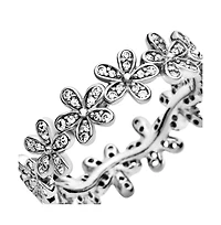 Pandora Cubic Zirconia Moments Daisy Flower Ring