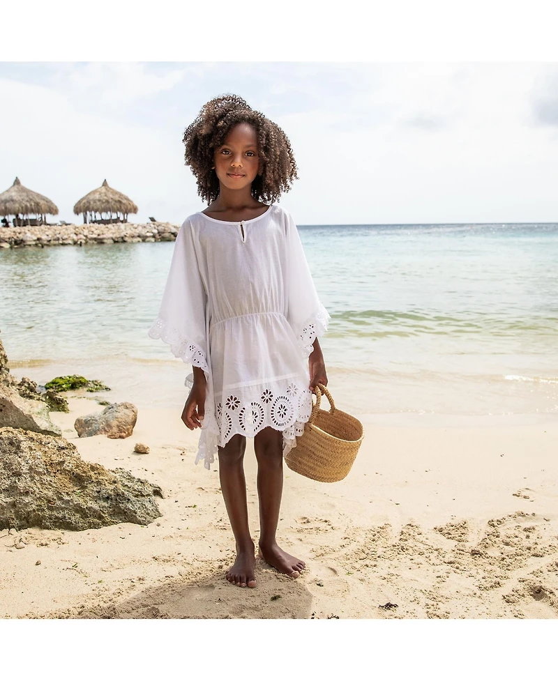 Snapper Rock Cesci White Eyelet Cover Up