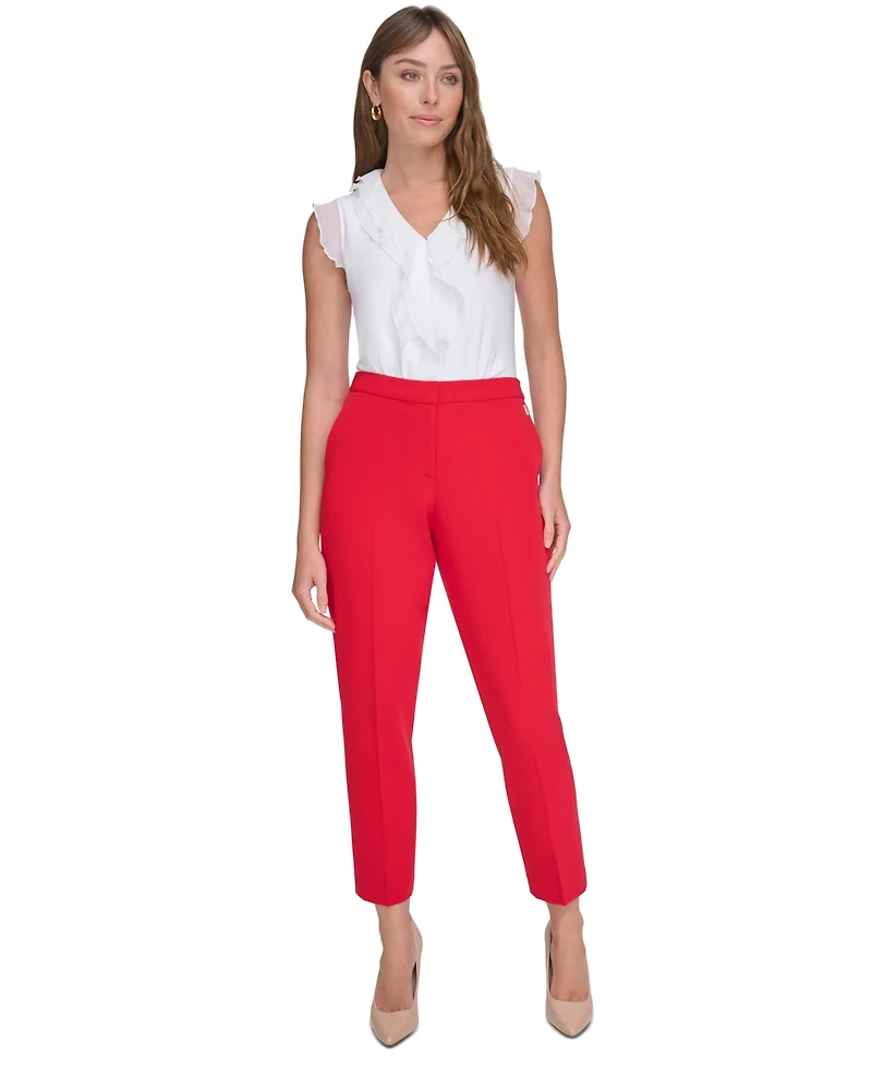 Tommy Hilfiger Women's Sloane Slim-Leg Ankle Pants