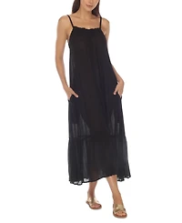 Raviya Women's Ruffle-Trim Maxi Dress Cover-Up