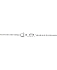 Effy Diamond Pave Heart 18" Pendant Necklace (1/20 ct. t.w.) in Sterling Silver