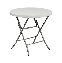 2.63-Foot Round Plastic Folding Table