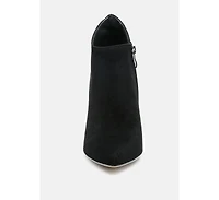 Nyxa Womens Stiletto Ankle Boot