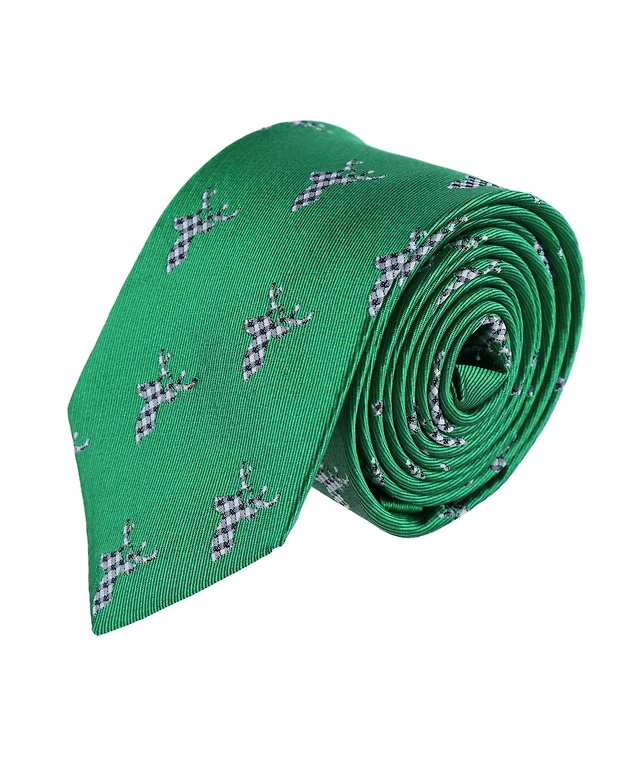 Trafalgar Comet the Reindeer Novelty Silk Necktie