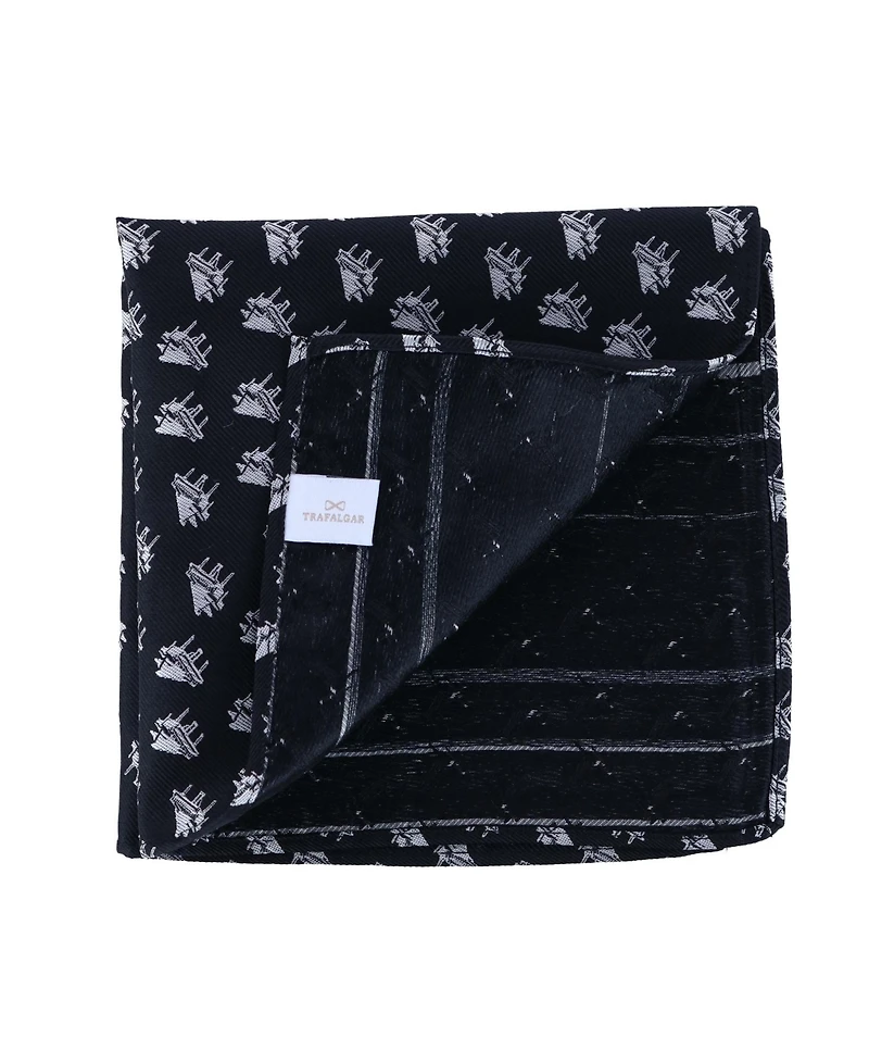 Trafalgar Men's The Chopin Classical Piano Silk Pocket Square