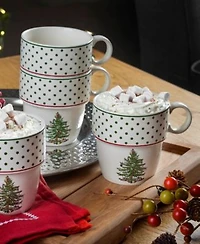 Spode Christmas Tree Polka Dot Dinnerware Collection