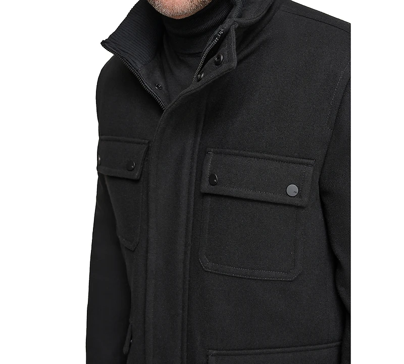 Marc New York Men's Dunbar Four Pocket Military-Inspired Jacket