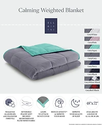 Ella Jayne Reversible Anti-Anxiety 15lb Weighted Blanket