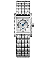 Longines Women's Swiss Mini DolceVita Diamond (1/2 ct. t.w.) Stainless Steel Bracelet Watch 22x29mm