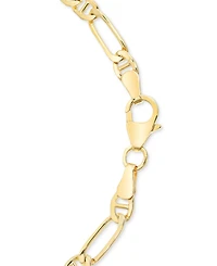 Mariner & Figaro Link 22" Chain Necklace (4mm) in 10k Gold
